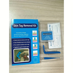 10Pcs/Set Skin Tag Kill Skin Mole Wart Remover Micro Skin Tag Removal Kit With Cleansing Swabs, Adult Mole Wart Face Care Tools