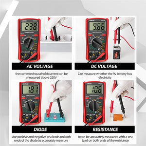 1pc Small Household Multimeter, High Precision Multifunction Tester