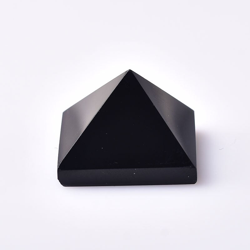 1PC Super Beautiful Natural Crystal Obsidian Mineral Healing Pyramid Can Be Used For Home Decoration DIY Gifts And Meditation