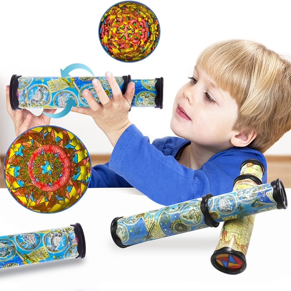 Classic Kaleidoscope Toy - Stretchable Long Design for Boys & Girls - Perfect Gift for Kids of All Ages (Random Colors)