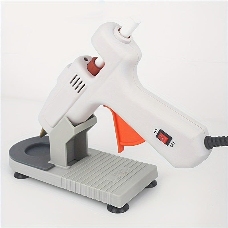 Sturdy Heat-Resistant Glue Gun Stand with Non-Slip Suction Base - Enhance Your Crafting Safety & Efficiency!