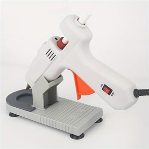 Sturdy Heat-Resistant Glue Gun Stand with Non-Slip Suction Base - Enhance Your Crafting Safety & Efficiency!