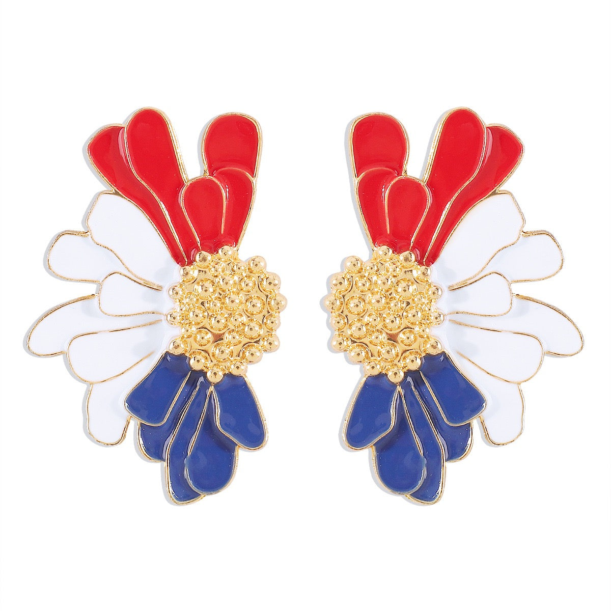 Flower Design Earrings Gift for families