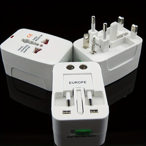 USB Global Travel Converter Multifunctional Plug Socket U.S. British Standard Conversion Power Adapter Charger