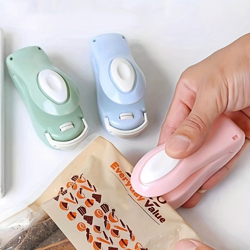 1pc Portable Handheld Heat Sealing Machine for Food, Snacks, and Plastic Bags - Easy to Use and Convenient for Home and Travel