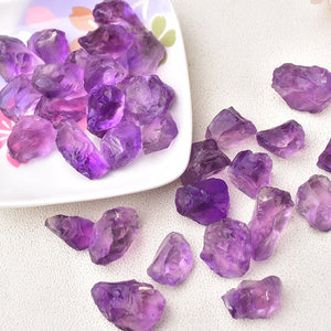 Natural Raw Crystals Stone Minerals Specimen Amethyst Rose Quartz Irregular Shape Rough Rock Stone Healing Aquarium Decoration