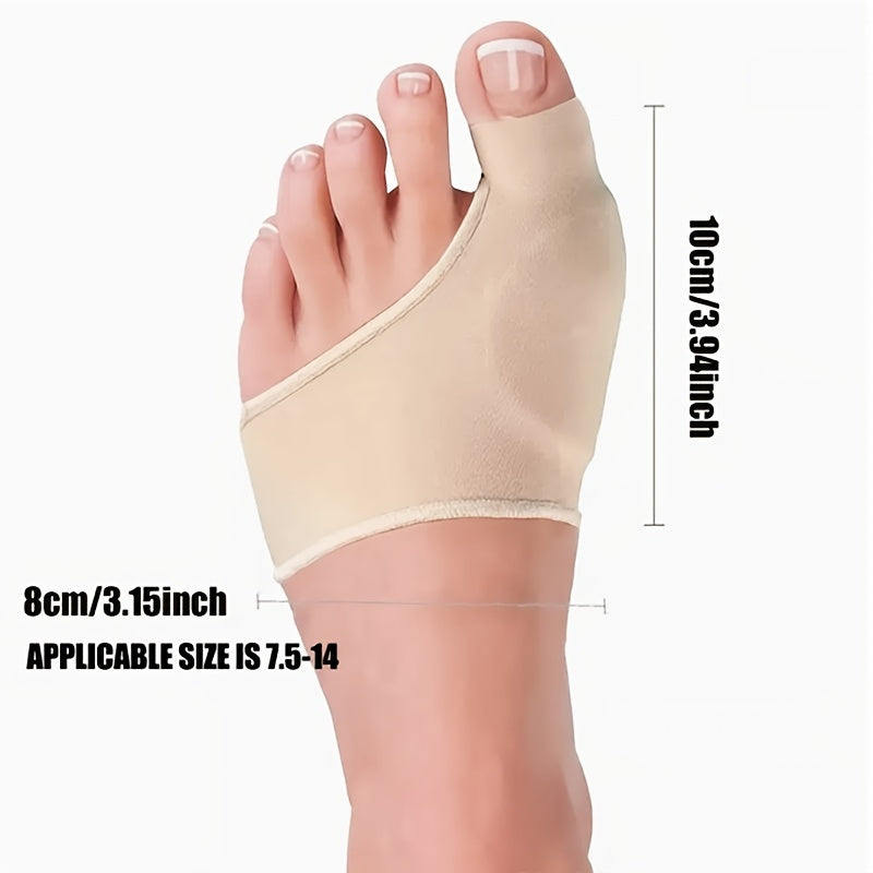 1pair For Bunion & Correct Toe Alignment With Super Elastic Bunion Sleeve Protectors!