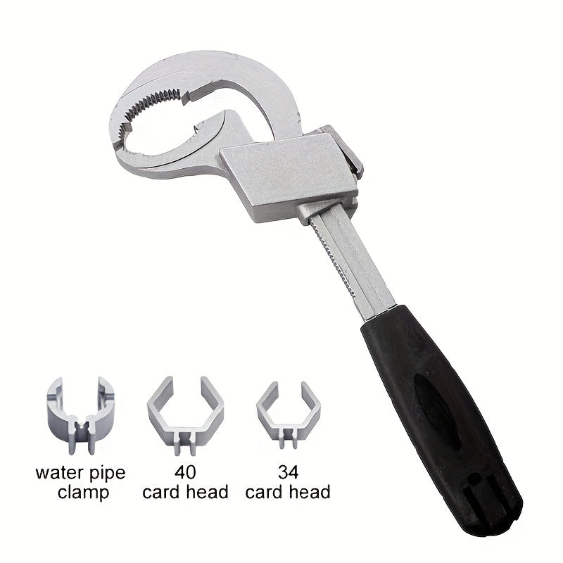 Universal Adjustable Wrench: The Perfect Plumbing Tool For Faucet & Sink Repairs!