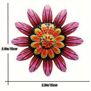 Elegant & Versatile Metal Flower Decor - Enhance Home or Garden, Ideal for Parties/Weddings, Available in 1pc/4pcs