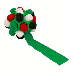 Interactive Dog Toy - Sniffing Ball for Hiding Treats - Rubber Puzzle Ball for Mental Stimulation