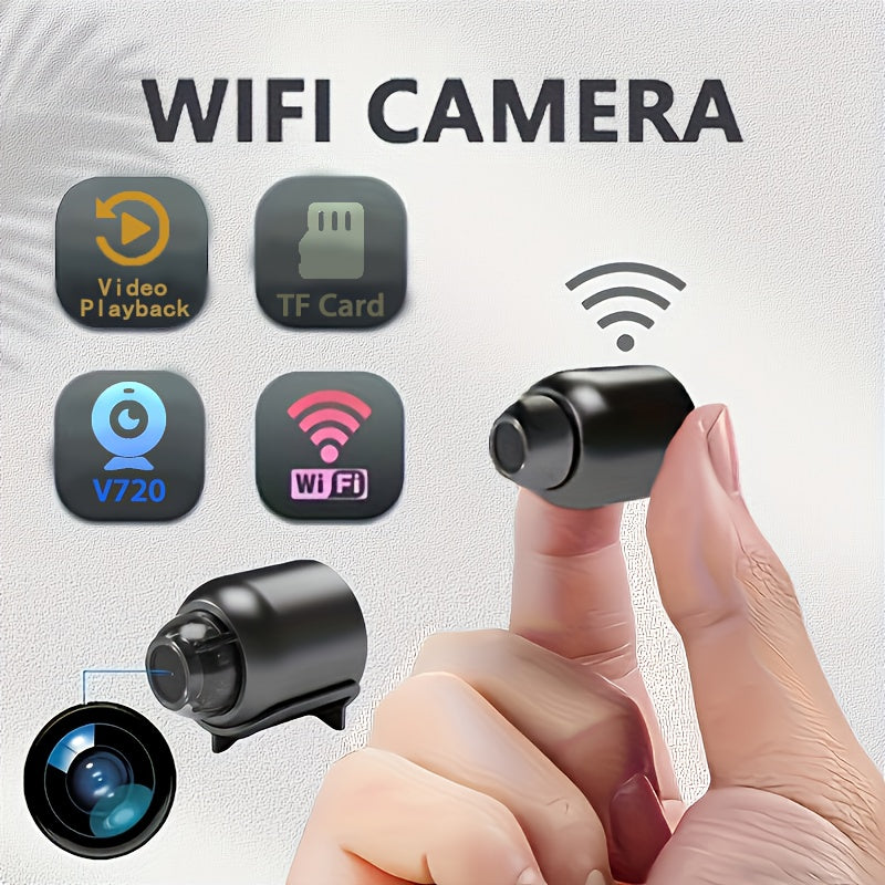 Compact Wireless Security Camera - AI Human Detection, Clear Audio, Mobile App Remote View - Ideal for Home and Business Surveillance