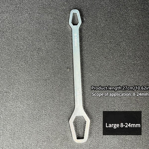 1PC 3-24mm Multifunctional Double Head Wrench, Household Tools Universal Self-tightening Adjustable Special-shaped Wrench Portable Hand Tool