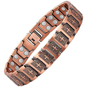 1pc Cross Copper Bracelets For Healing, 99.99% Pure Copper, Cross Bracelet For Men Relieve Arthritis And Carpal Tunnel Migraine Tennis Elbow