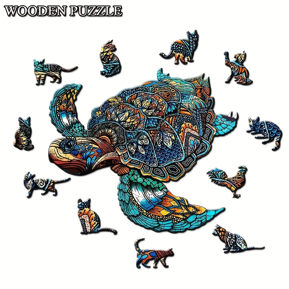 Wooden Jigsaw Puzzle, Wooden Puzzles For Adults, Animal Shaped Puzzles, Magic Puzzles, Unique Irregular Shaped Wood Puzzles