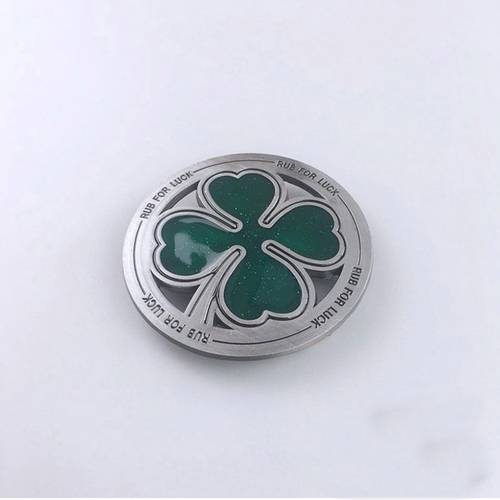 New Vintage Irish Lucky Leaf Belt Buckle US Local Shipping