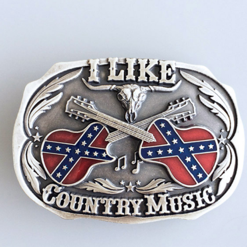 New Vintage Enamel Western Country Music Belt Buckle US Local Shipping