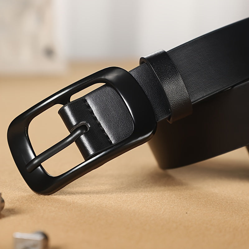 Men's Casual Pin Buckle PU Leather Belt, Fashion Belt Women's Belt , Ideal choice for Gifts