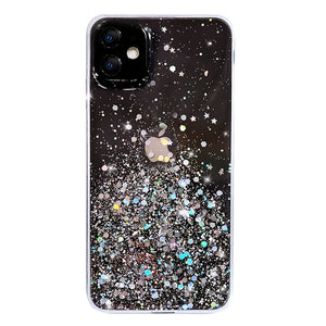 Luxury Design Glitter Bling Clear Soft Silicone Case Cover For IPhone 11 12 13 14 Pro Max X XS XR 7 8 Plus SE 6S MiNi