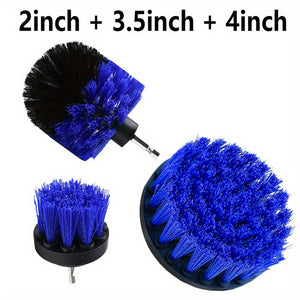 3pcs Drill Brush Set, Power Scrubber Wash Cleaning Brushes Tool Kit, Clean All Purpose Drill Brush For Grout Floor Tub Shower Tile Bathroom