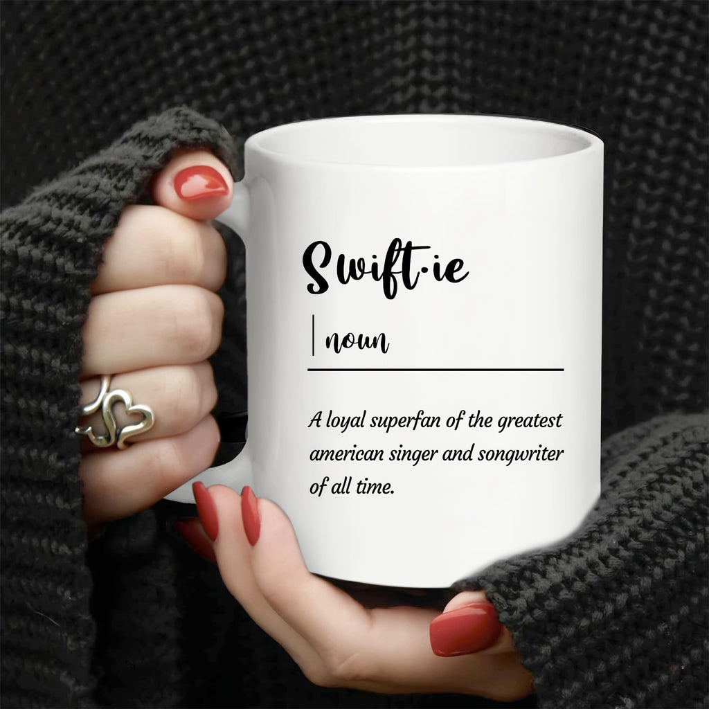 1pc, Coffee Mug Swiftie Merch For The Eras Music, Musician Tea Cup For Woman, Music Lovers Gifts For Fans (White 11oz)