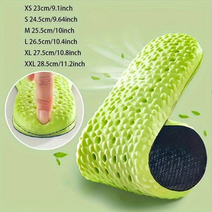 1 Pair Shock Absorption Comfortable Breathable Deodorant Insoles, Insoles For Sneakers Comfortable Plantar Fasciitis Insoles Foot Men's And