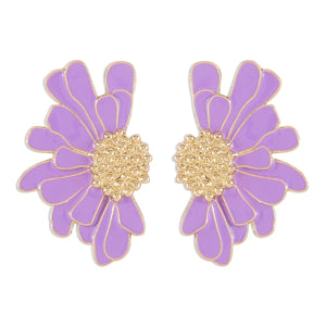 Flower Design Earrings Gift for families