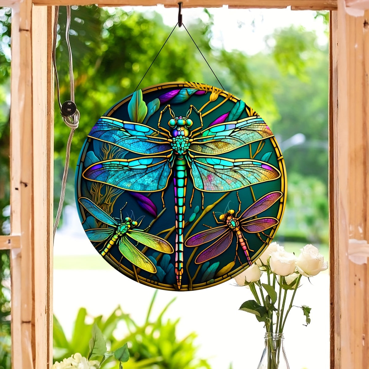 Beautiful Dragonfly Window Hanging - Add A Magical Touch To Your Home Decor