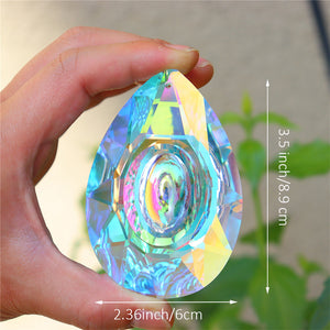 1pc Crystal Pendant Sun Catcher Glass Prism Hanging For Home Decoration Wedding Party Decoration