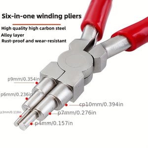 Nylon Pliers Carbon Steel Nose Pliers For Jewelry Polishing Handmade Jewelry Making Craft Tools