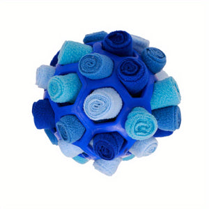 Interactive Dog Toy - Sniffing Ball for Hiding Treats - Rubber Puzzle Ball for Mental Stimulation