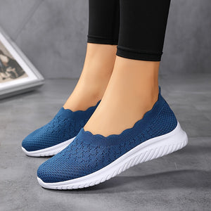 Ultra-Comfy Casual Slip-On Shoes for Women - Breathable Mesh, Lightweight for Everyday Wear & Outdoor Activities