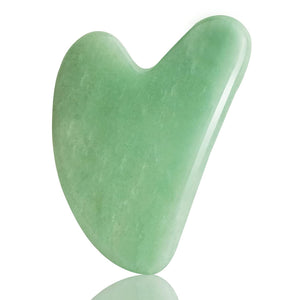 Gua Sha Facial Tool Nature Jade Stone Guasha Massage Tool  Nature Jade Stone for Scraping Facial and SPA Acupuncture Therapy