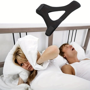 1pc Anti Snore Chin Strap, To Keep Mouth Closed Stopping Snore Chin Strap, Anti Snoring Devices For Women Men Better Sleep, Anti Snoring Bel