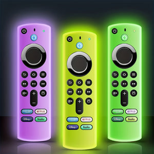 1pc Firestick Remote Control Set With Lanyard Glow In The Night, TV 4k Remote Control Set Third Generation