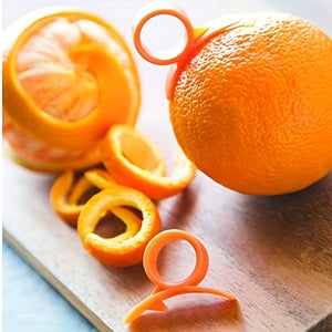 6pcs Creative Orange Peeler with Ring Handle - Easily Peel Oranges, Lemons, and Grapefruits - Kitchen Gadget for Effortless Fruit and Vegeta