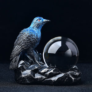 Crow Design Crystal Ball Stand Sphere Stand Crystal Ball Globe Holder Decor