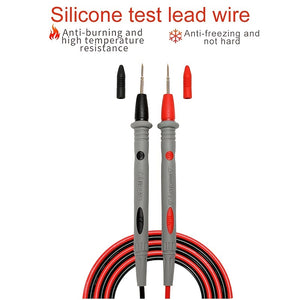 1 Set of Universal Digital Thin Tip Needle Multimeter Test Leads - 1000V 20A - Increase Your Testing Efficiency!