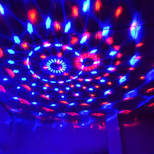 1pc Bring The Party To Life With Sound Activated RGB Disco Ball Lights - 7 ModesRemote Control, Perfect For Home Room Dance Parties, Bars, K