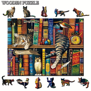 Unique Irregular Wood Puzzles - Animal Shaped Jigsaw Puzzles for Adults