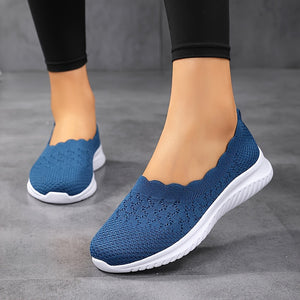 Ultra-Comfy Casual Slip-On Shoes for Women - Breathable Mesh, Lightweight for Everyday Wear & Outdoor Activities