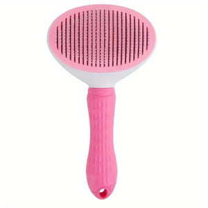 Effortlessly Remove Pet Hair With One-Click Slicker Brush - Perfect For Dogs And Cats