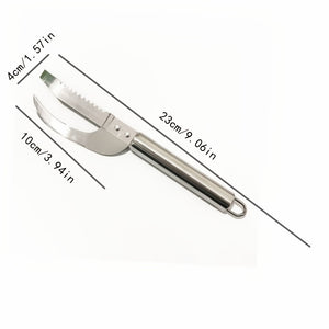 3-in-1 Stainless Steel Fish Scale Knife: Cut, Scrape, and Dig with Ease For Hotel/Commercial