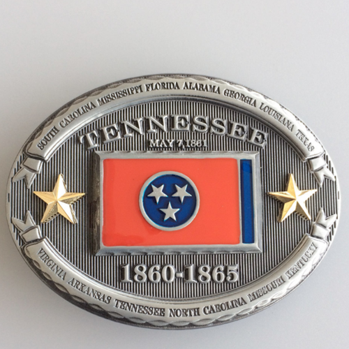 New Vintage Oval Tennessee Flag Belt Buckle US Local Shipping