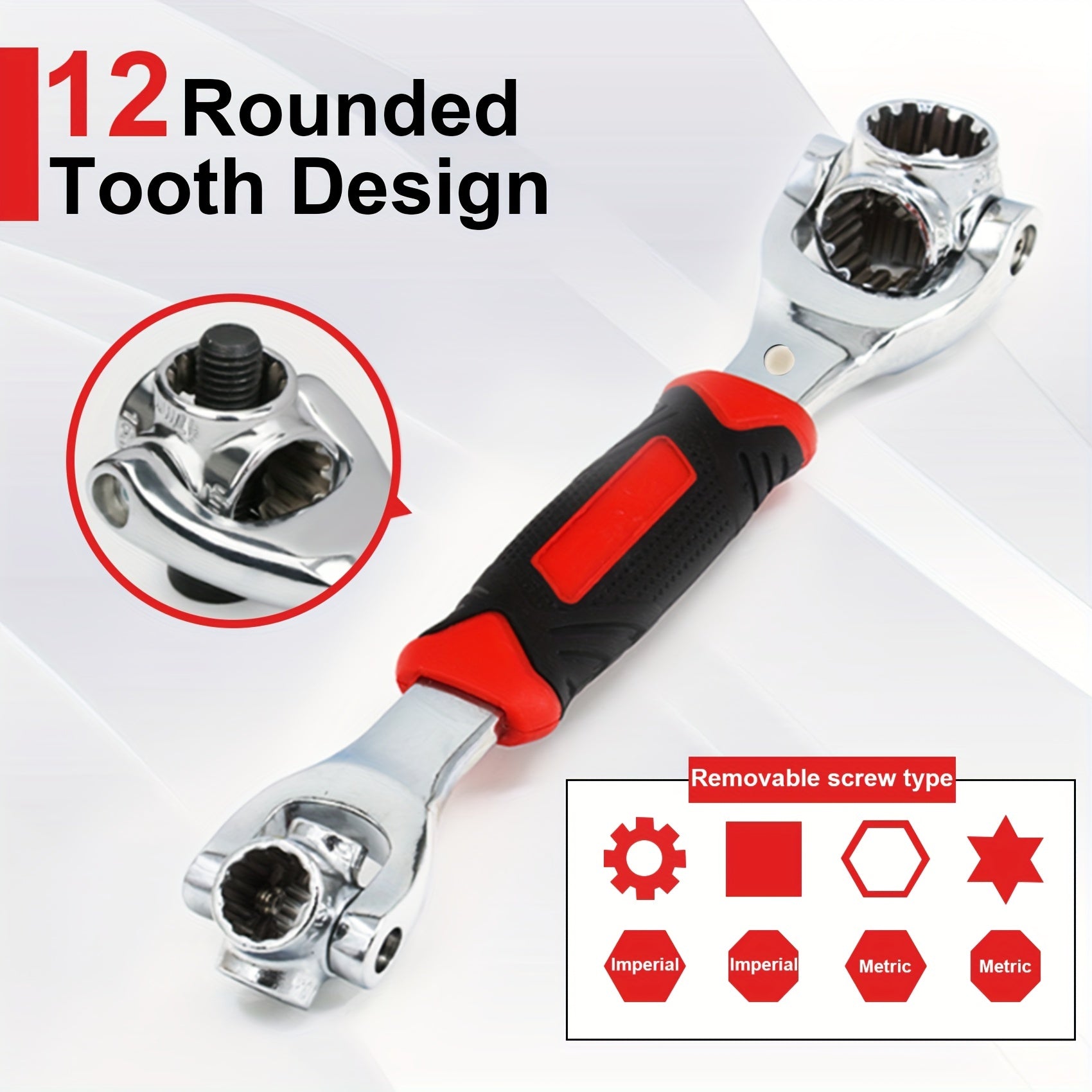 Upgrade Your Toolbox with This 52-in-1 Universal Socket Wrench - 360° Rotating Head & Powerful Magnet!