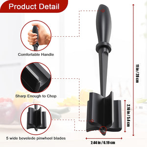 1pc Meat Chopper, Meat Shredder, Heat Resistant Pulverizer Suitable For Hamburger Meat Ground Beef Smasher Shredder Top-Quality Meat Masher