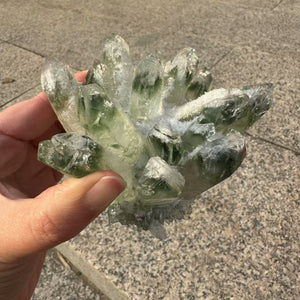 Rare Green Quartz Clusters Green Quartz Crystal Cluster Crystal Gift Crystal Healing Crystal Reiki Crystal Decorations