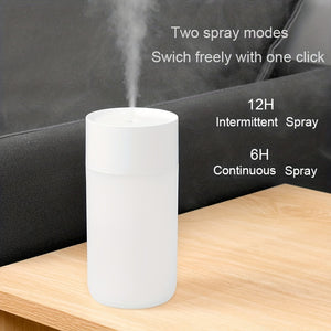 1pc 400ml USB Mini Air Humidifier with Aroma Essential Oil Diffuser - Perfect for Home and Car Use