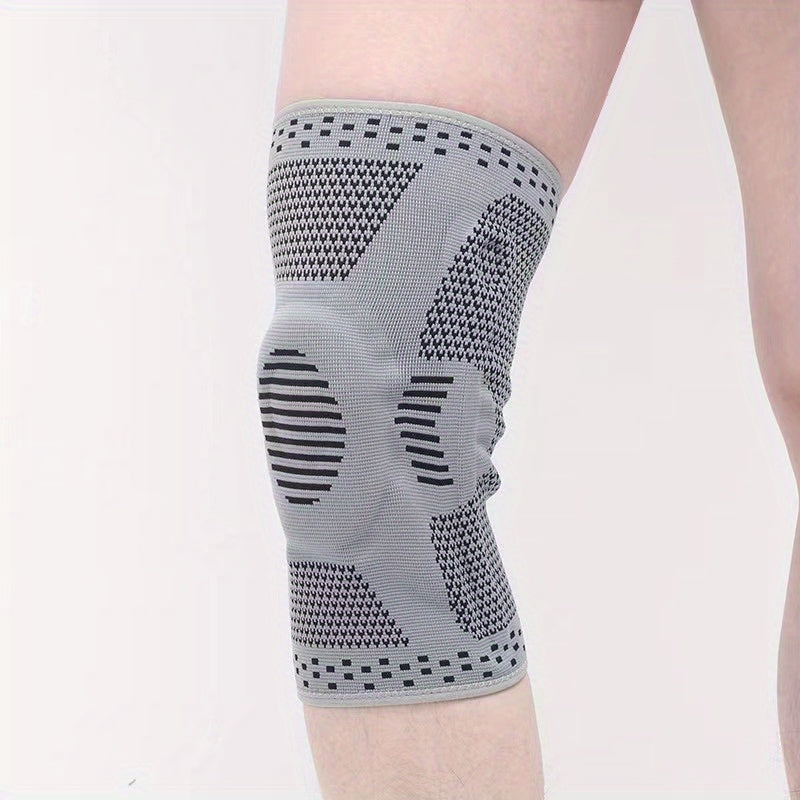 1pc Professional Knee Brace, Compression Knee Sleeve With Patella Gel Pad And Side Stabilizer, Knee Support Bandage Pain Relief Medical Knee