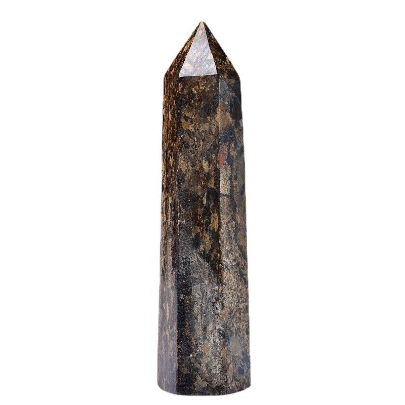 Beautiful Bronzite Tower Quartz Mineral Crystal Point Gift Collection Meditation