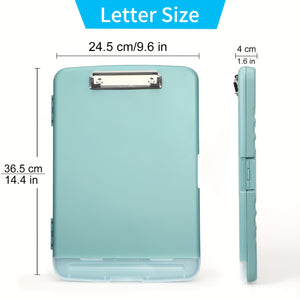 Organizer Clipboard for Office & Field: Durable 8.5X11 Storage Case with Pen Holder – Secure & Portable Writing Solution